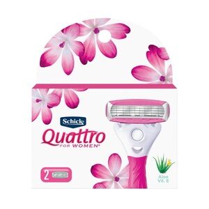 6 Schick Quattro For Women Refill Razor Blades 4ct